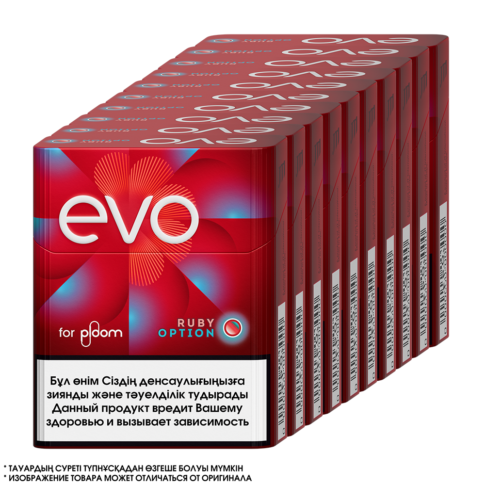 EVO Ruby Option— Алма дәмі бар Капсула (1 Блок) 